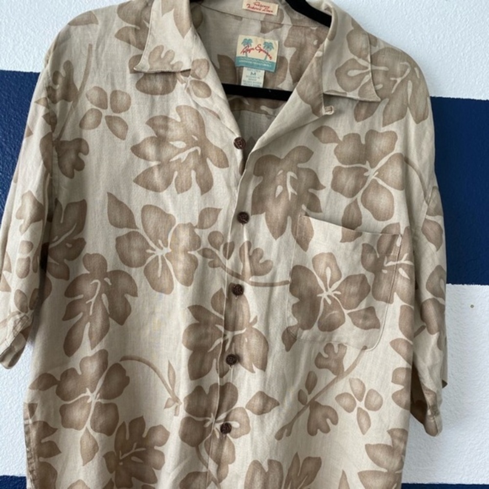 REYN SPOONER I hawaiian print button up